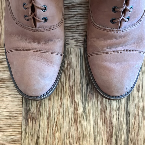 Madewell lace up leather boots - Picture 2 of 8